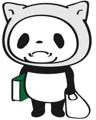 ☹️ Стикер «Little panda» для Telegram