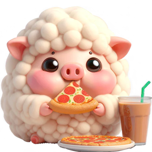 🍕 Стикер «Свинячка» для Telegram