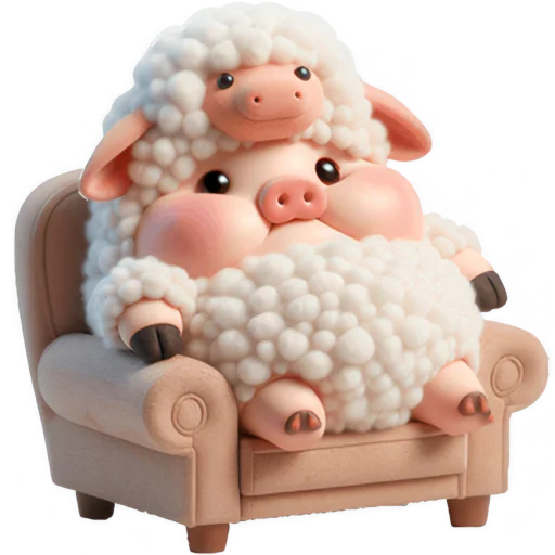 🐷 Стикер «Свинячка» для Telegram
