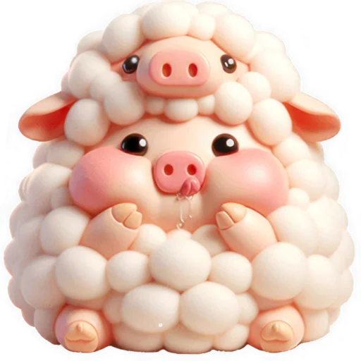 😋 Стикер «Свинячка» для Telegram