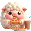 🍕 Эмодзи «Свинячка» для Telegram