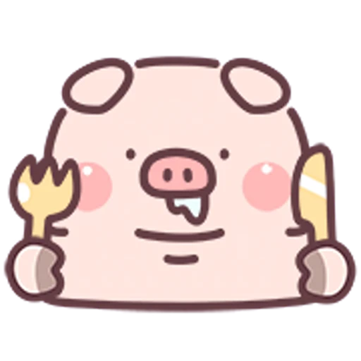 😋 Стикер «Little Piggy» для Telegram