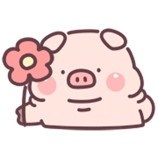 🌸 Стикер «Little Piggy» для Telegram