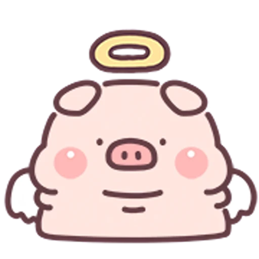😇 Стикер «Little Piggy» для Telegram
