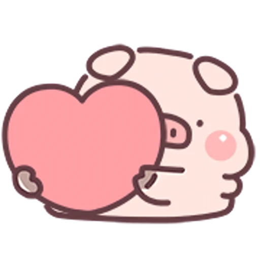 ❤️ Стикер «Little Piggy» для Telegram