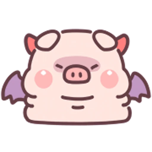 😈 Стикер «Little Piggy» для Telegram