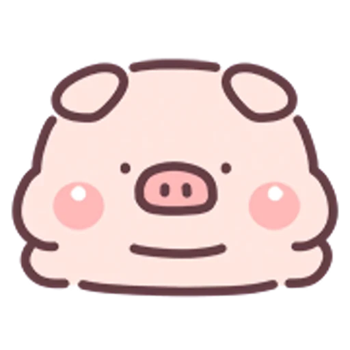 🙂‍↔️ Стикер «Little Piggy» для Telegram