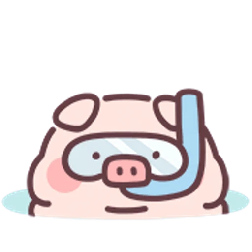 🥽 Стикер «Little Piggy» для Telegram