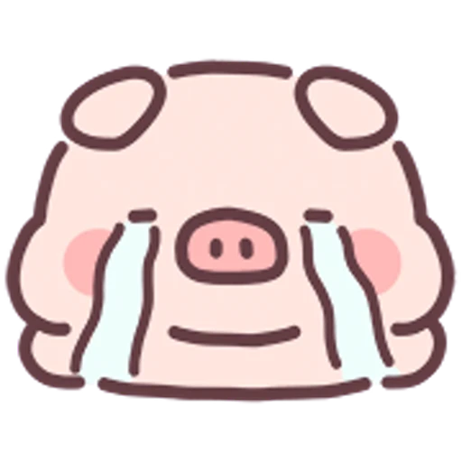 😭 Стикер «Little Piggy» для Telegram