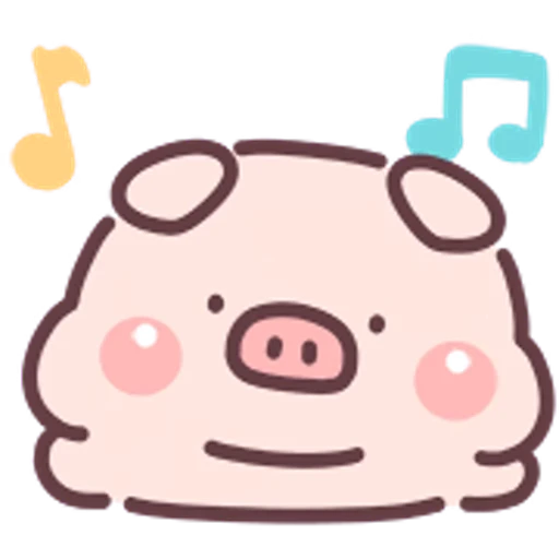 🥳 Стикер «Little Piggy» для Telegram