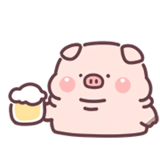 🍺 Стикер «Little Piggy» для Telegram