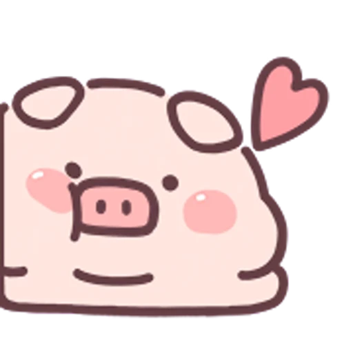 ❤️ Стикер «Little Piggy» для Telegram