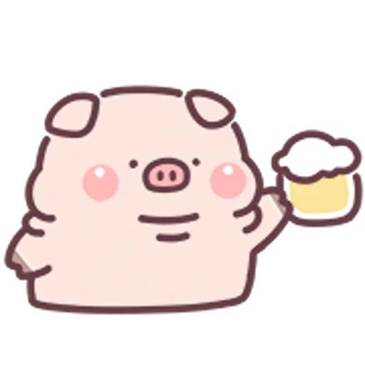🍺 Стикер «Little Piggy» для Telegram