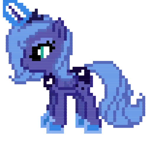 🤪 Стикер «Little Pony and others animated» для Telegram