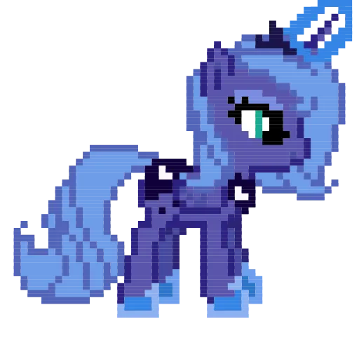 🤪 Стикер «Little Pony and others animated» для Telegram
