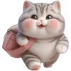 ☺️ Эмодзи «Полосатый котенок» для Telegram