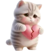 💔 Эмодзи «Полосатый котенок» для Telegram