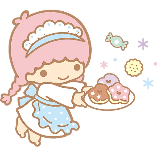 🍩 Стикер «Звездные близнецы» для Telegram
