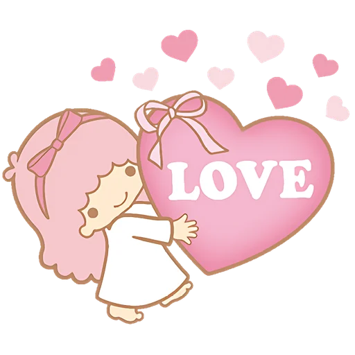 ❤️ Стикер «Звездные близнецы» для Telegram