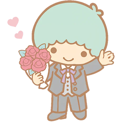 💐 Стикер «Звездные близнецы» для Telegram