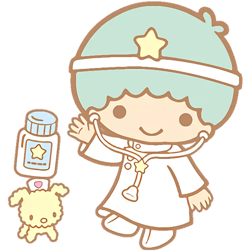 🧑‍⚕ Стикер «Звездные близнецы» для Telegram