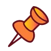 📌 Эмодзи «Оранжевые буквы с градиентом, иконки, разделители» для Telegram