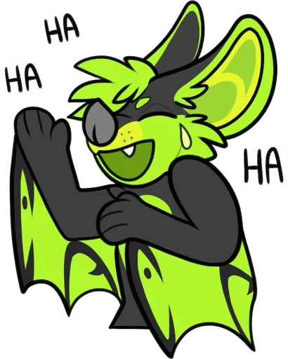 😙 Стикер «Little Batman» для Telegram