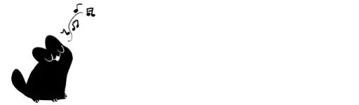 🐱 Стикер «Little Black Cat» для Telegram
