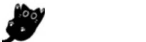 🐱 Стикер «Little Black Cat» для Telegram