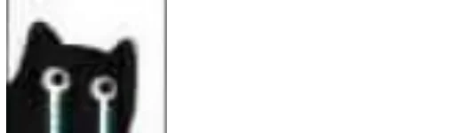 🐱 Стикер «Little Black Cat» для Telegram