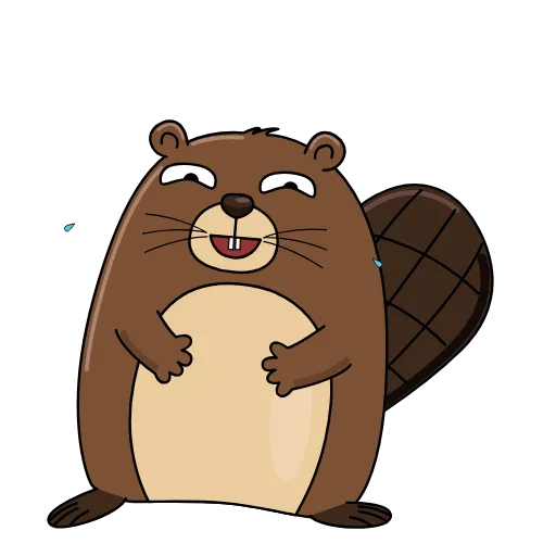 🤣 Стикер «Бобрик» для Telegram