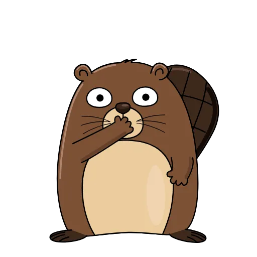 💋 Стикер «Бобрик» для Telegram
