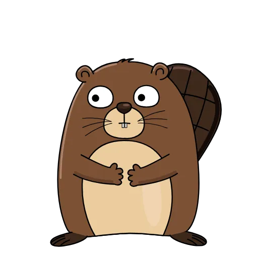 🤫 Стикер «Бобрик» для Telegram