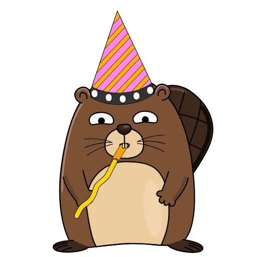 🎁 Стикер «Бобрик» для Telegram