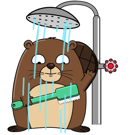 🧼 Стикер «Бобрик» для Telegram