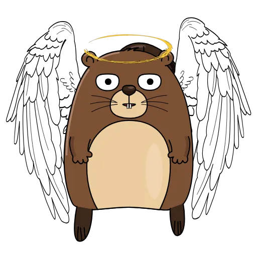 🪽 Стикер «Бобрик» для Telegram