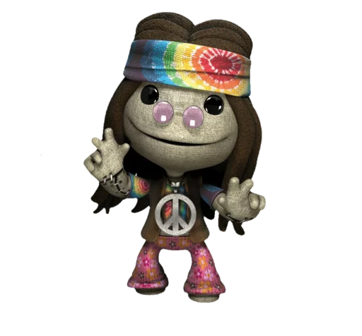 😀 Стикер «Little Big Planet ?» для Telegram