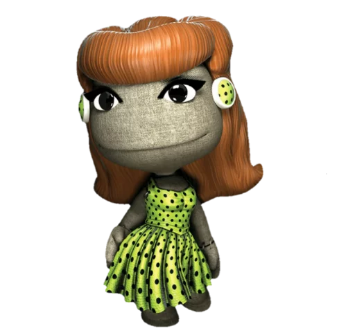 👩 Стикер «Little Big Planet ?» для Telegram