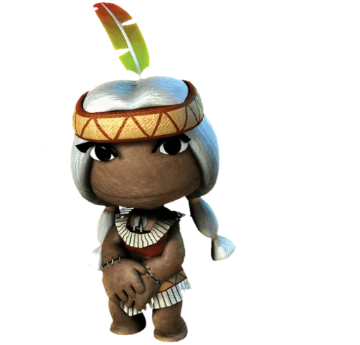 👩 Стикер «Little Big Planet ?» для Telegram
