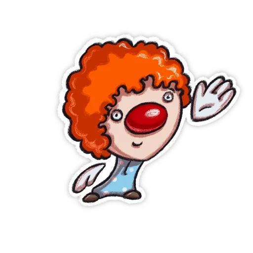 👋 Стикер «Little clown» для Telegram
