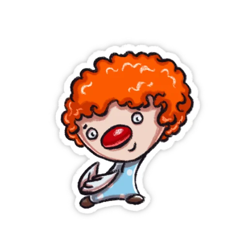 🙂 Стикер «Little clown» для Telegram