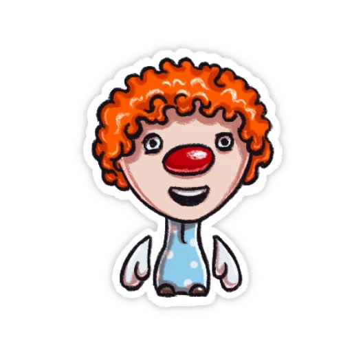 😀 Стикер «Little clown» для Telegram