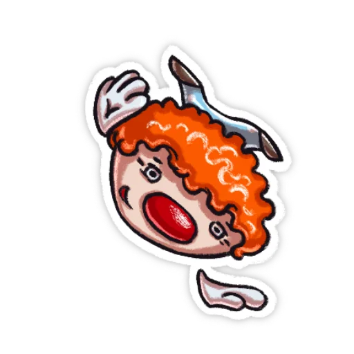 🤪 Стикер «Little clown» для Telegram