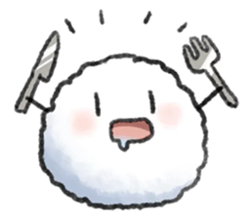 😦 Стикер «Little Cotton» для Telegram
