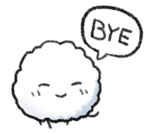 😌 Стикер «Little Cotton» для Telegram