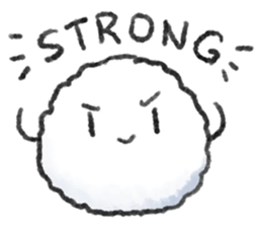 💪 Стикер «Little Cotton» для Telegram