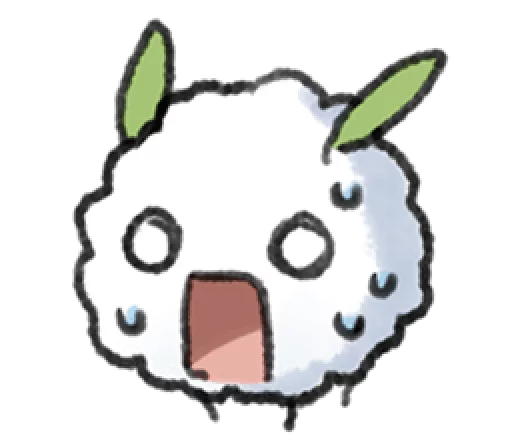 😨 Стикер «Little Cotton» для Telegram
