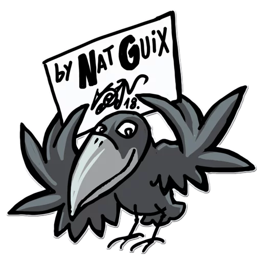 ✍ Стикер «Little Crow» для Telegram