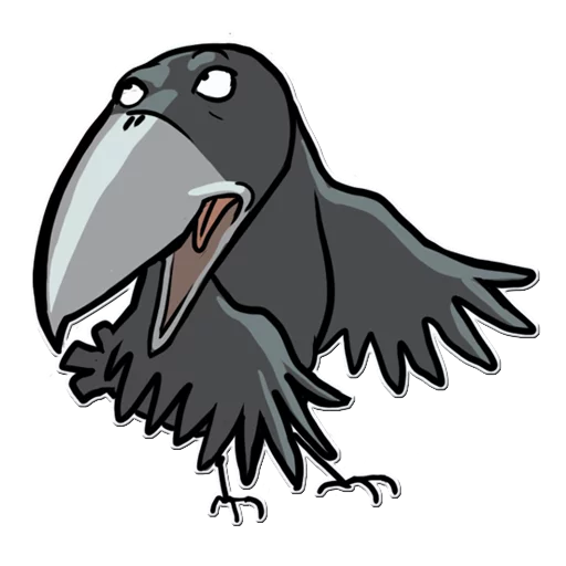 🙄 Стикер «Little Crow» для Telegram