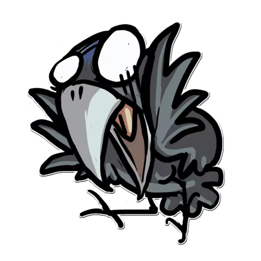 😱 Стикер «Little Crow» для Telegram